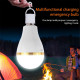 Lampe d'urgence d'extérieur ampoule Rechargeable 12W